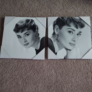 Audrey Hepburn Square Canvas